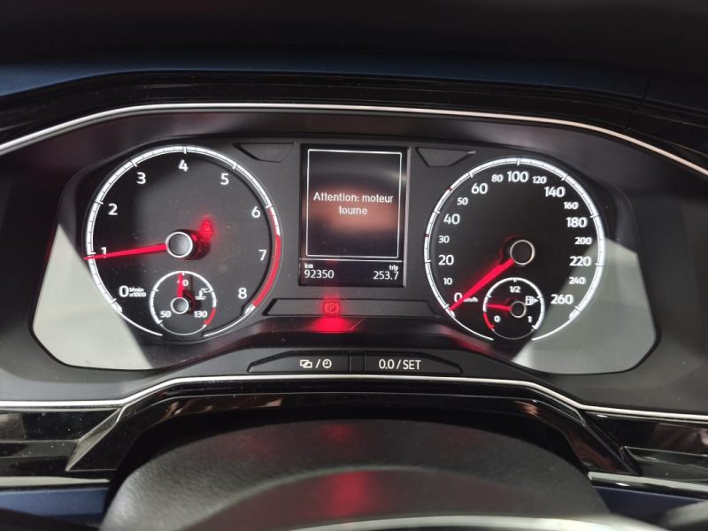 VOLKSWAGEN VW POLO 1.0 TSI 110 Cv - ENTRETIEN A JOUR - CLIM - RADAR AV ET AR  1.0 TSI 110 CARAT 2020