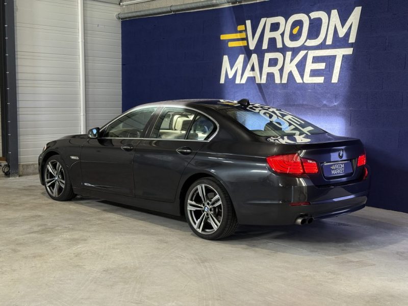 BMW Série 5 (F10) Berline 520d 184 cv BVA Luxury - Kit Chaine Fait -  Affichage Tête Haute - Sièges électriques chauffants