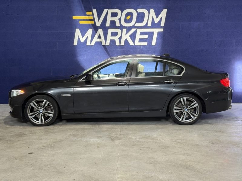 BMW Série 5 (F10) Berline 520d 184 cv BVA Luxury - Kit Chaine Fait -  Affichage Tête Haute - Sièges électriques chauffants