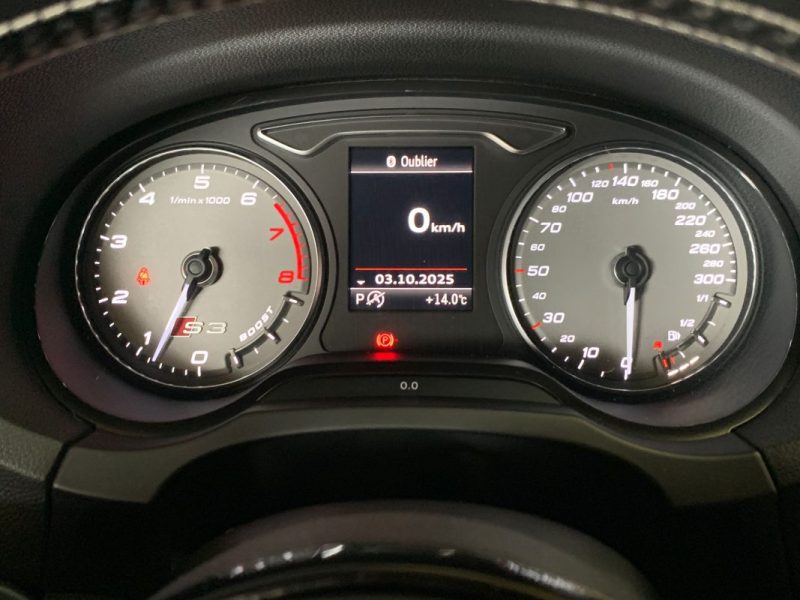 AUDI S3  BERLINE QUATTRO 2.0 TFSI 300ch Stronic6 - Sièges chauffants - Suivie OK  