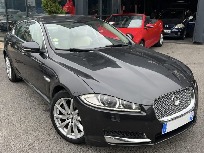 JAGUAR XF PHASE 2 BERLINE 2.2 D 190 Cv BOITE AUTO INTERIEUR CUIR ECRAN GPS TACTILE CRIT AIR 2