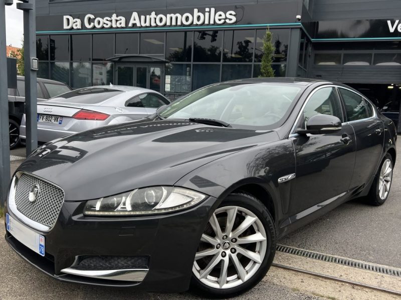 JAGUAR XF PHASE 2 BERLINE 2.2 D 190 Cv BOITE AUTO INTERIEUR CUIR ECRAN GPS TACTILE CRIT AIR 2
