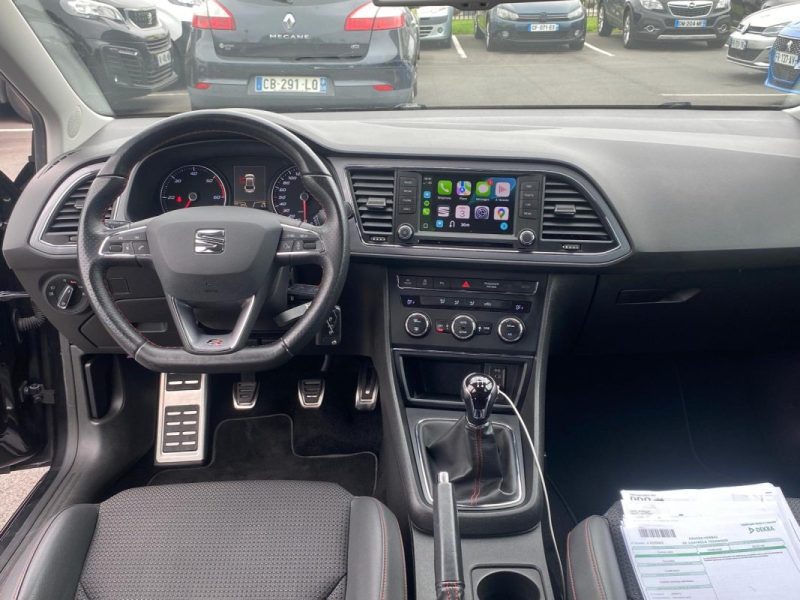 🚗 SEAT LEON 2.0 TDI 150CH FR ✨ 🎥 Caméra de Recul📱 Apple Car Play 🔊 Seat Sound📂 Suivi entretien