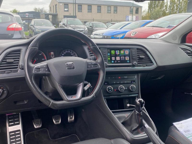 🚗 SEAT LEON 2.0 TDI 150CH FR ✨ 🎥 Caméra de Recul📱 Apple Car Play 🔊 Seat Sound📂 Suivi entretien