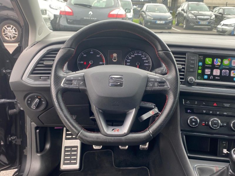 🚗 SEAT LEON 2.0 TDI 150CH FR ✨ 🎥 Caméra de Recul📱 Apple Car Play 🔊 Seat Sound📂 Suivi entretien