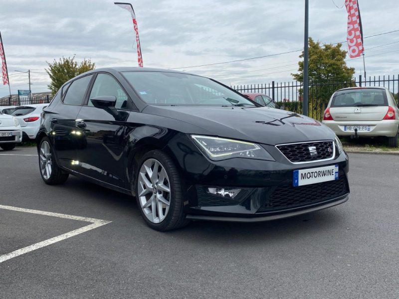 🚗 SEAT LEON 2.0 TDI 150CH FR ✨ 🎥 Caméra de Recul📱 Apple Car Play 🔊 Seat Sound📂 Suivi entretien