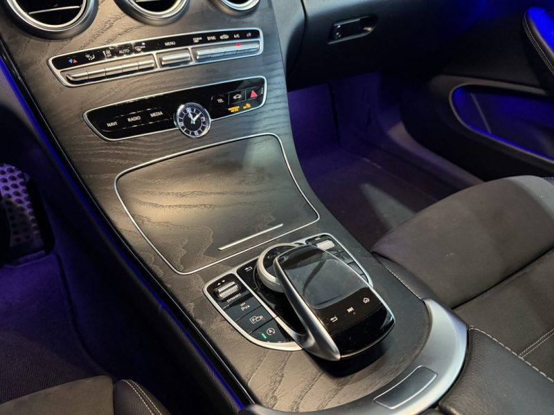 MERCEDES-BENZ CLASSE C (W205) COUPÉ 220 CDI 194CV 9G-TRONIC AMG-LINE - CAMÉRA 360°