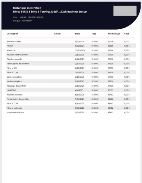 BMW SERIE 3 2.0D 122 CH BV8  2024 GARANTIE CONSTRUCTEUR 