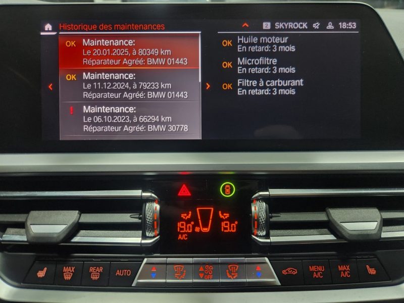 BMW SERIE 3 G21 TOURING 330D XDRIVE 265 M SPORT BVA8*LIVE COCKPIT*H/K* 2020