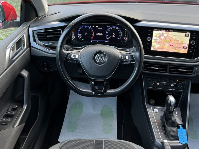 VOLKSWAGEN POLO 6 IV R-LINE 1.0 TSI 115 Cv BOITE AUTO / APPLE CARPLAY & ANDROID - GARANTIE 1 AN