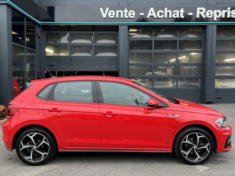 VOLKSWAGEN POLO 6 IV R-LINE 1.0 TSI 115 Cv BOITE AUTO / APPLE CARPLAY & ANDROID - GARANTIE 1 AN