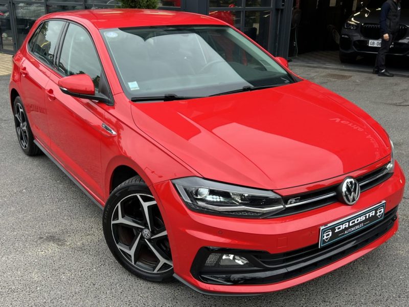 VOLKSWAGEN POLO 6 IV R-LINE 1.0 TSI 115 Cv BOITE AUTO / APPLE CARPLAY & ANDROID - GARANTIE 1 AN