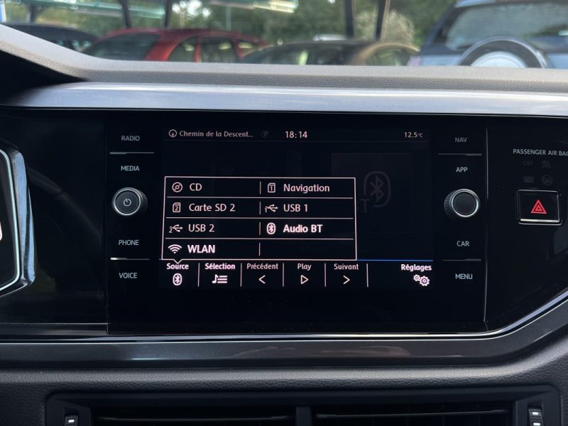 VOLKSWAGEN POLO 6 IV R-LINE 1.0 TSI 115 Cv BOITE AUTO / APPLE CARPLAY & ANDROID - GARANTIE 1 AN