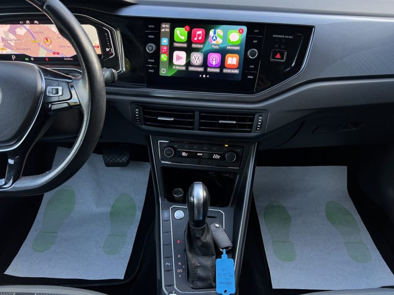 VOLKSWAGEN POLO 6 IV R-LINE 1.0 TSI 115 Cv BOITE AUTO / APPLE CARPLAY & ANDROID - GARANTIE 1 AN