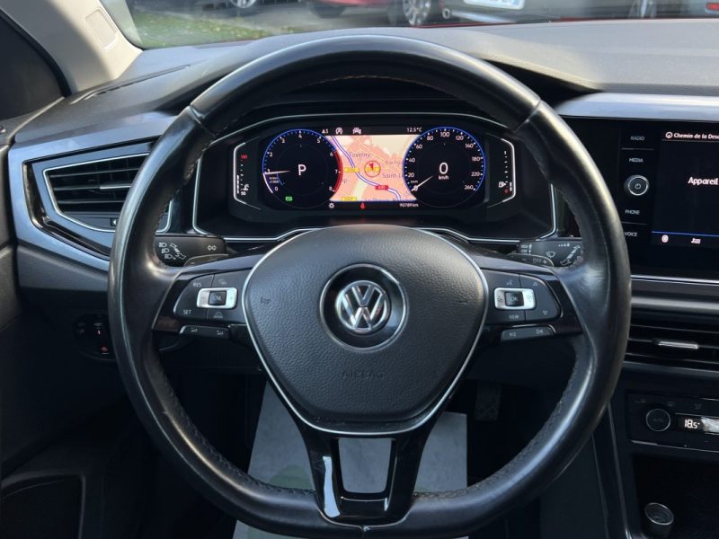 VOLKSWAGEN POLO 6 IV R-LINE 1.0 TSI 115 Cv BOITE AUTO / APPLE CARPLAY & ANDROID - GARANTIE 1 AN