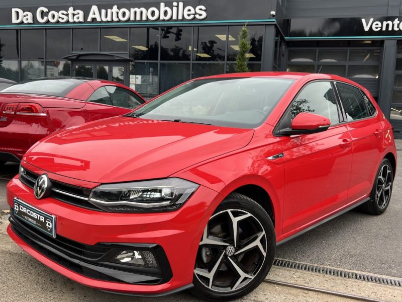VOLKSWAGEN POLO 6 IV R-LINE 1.0 TSI 115 Cv BOITE AUTO / APPLE CARPLAY & ANDROID - GARANTIE 1 AN