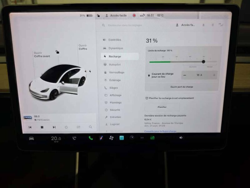 TESLA MODEL 3 SR+ / ATTELAGE 