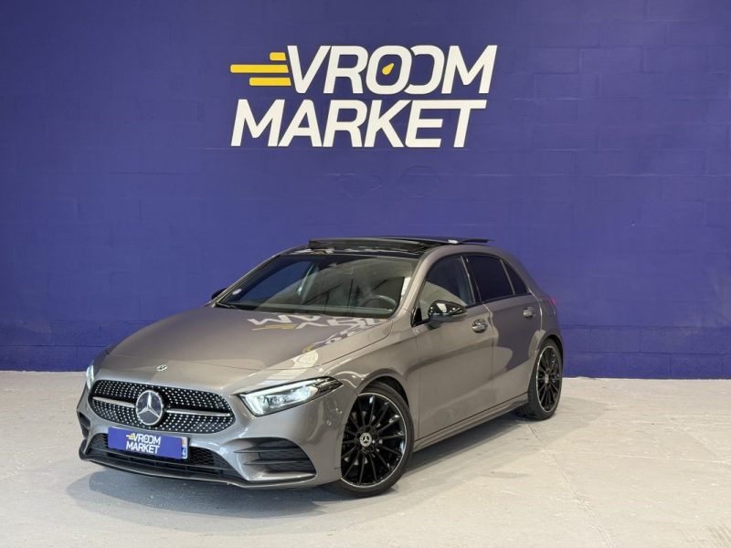 MERCEDES CLASSE A 200 163CH AMG LINE 7G-DCT - TOIT OUVRANT PANORAMIQUE - EXCELLENT ÉTAT - PNEUS AV NEUFS - RIEN À PRÉVOIR