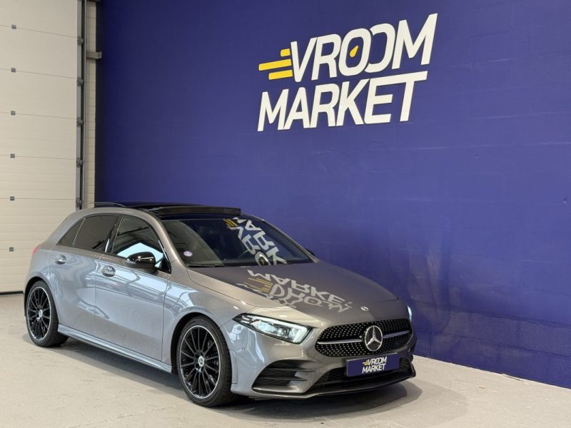 MERCEDES CLASSE A 200 163CH AMG LINE 7G-DCT - TOIT OUVRANT PANORAMIQUE - EXCELLENT ÉTAT - PNEUS AV NEUFS - RIEN À PRÉVOIR
