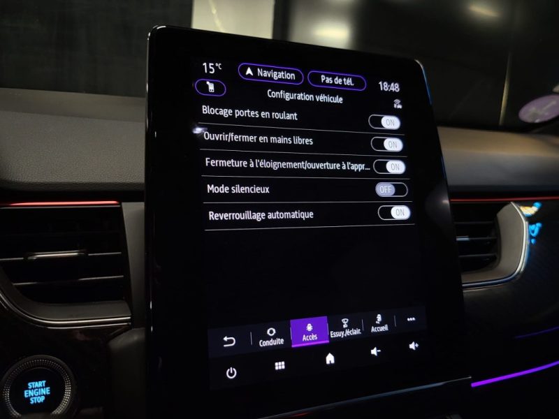 RENAULT ARKANA E-TECH 1.6 E-TECH 145CV RS LINE 21B EDC SIEGES VOLANT CHAUFF / CAMERA / AUDI BOSE /  SUIVI RENAULT