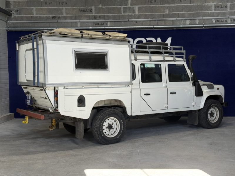 LAND ROVER DEFENDER 130 TD4 CREW CRAB AMÉNAGÉ VOYAGE - 1ER MAIN - ATTELAGE LOURD 