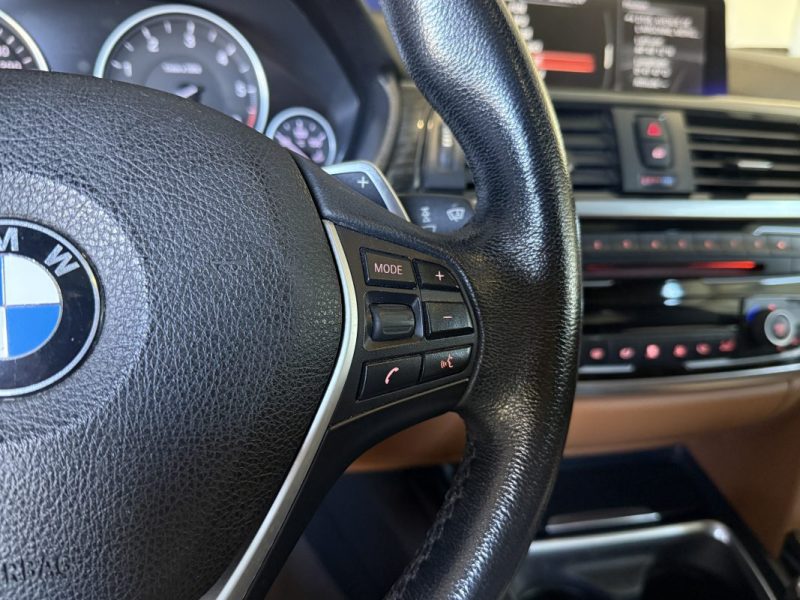 BMW SERIE 4 420D 184CH LUXURY BVA - TOIT OUVRANT - CAMÉRA DE RECUL - CUIR COGNAC 2013