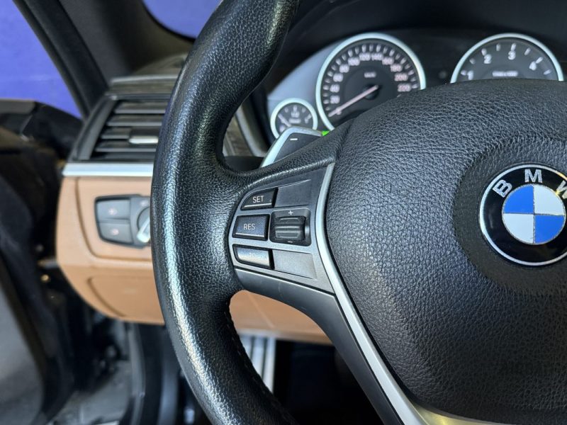 BMW SERIE 4 420D 184CH LUXURY BVA - TOIT OUVRANT - CAMÉRA DE RECUL - CUIR COGNAC 2013