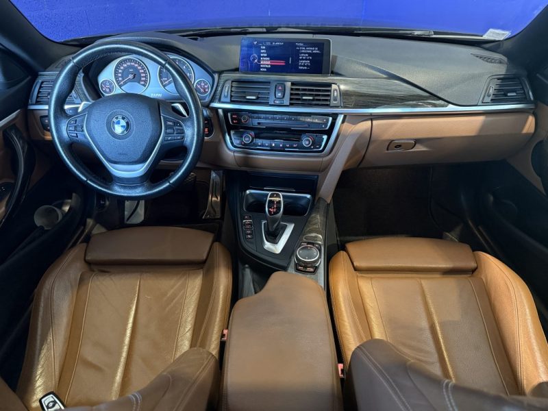 BMW SERIE 4 420D 184CH LUXURY BVA - TOIT OUVRANT - CAMÉRA DE RECUL - CUIR COGNAC 2013