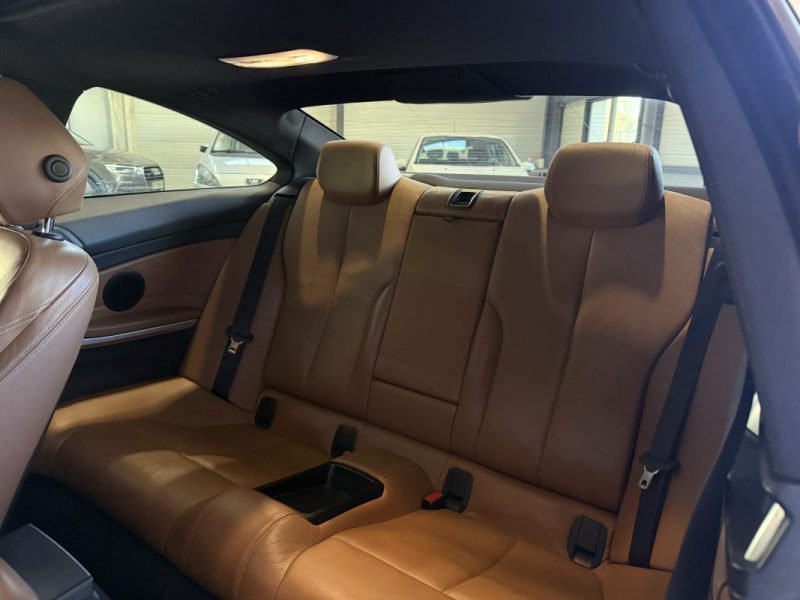 BMW SERIE 4 420D 184CH LUXURY BVA - TOIT OUVRANT - CAMÉRA DE RECUL - CUIR COGNAC 2013