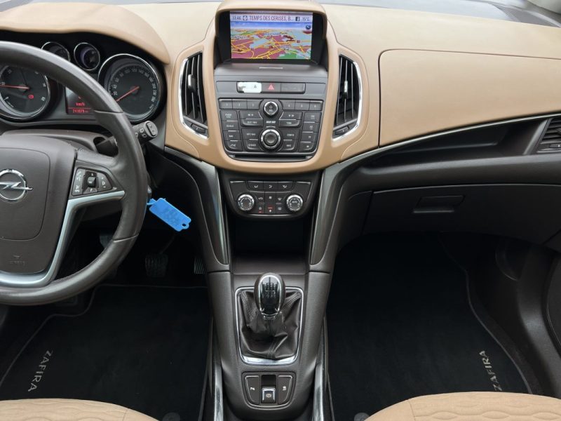 OPEL ZAFIRA TOURER III 2.0 CDTI 130 Cv 7 PLACES / ECRAN GPS TOIT PANORAMIQUE CRIT AIR 2
