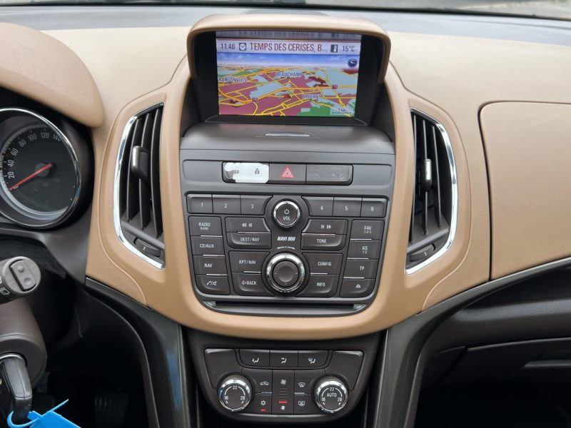 OPEL ZAFIRA TOURER III 2.0 CDTI 130 Cv 7 PLACES / ECRAN GPS TOIT PANORAMIQUE CRIT AIR 2