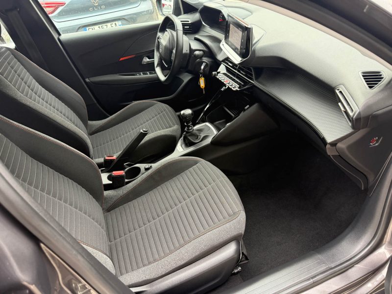 PEUGEOT 208 BLUEHDI 100cv S&S ACTIVE BUSINESS BVM6 - GPS - CARPLAY - 72.000KMS  - GARANTIE