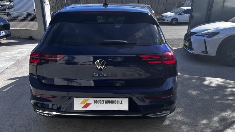 VOLKSWAGEN GOLF 8 GTE 1.4 EHYBRID 245CH DSG 2022 / Véhicule Français 1ere main