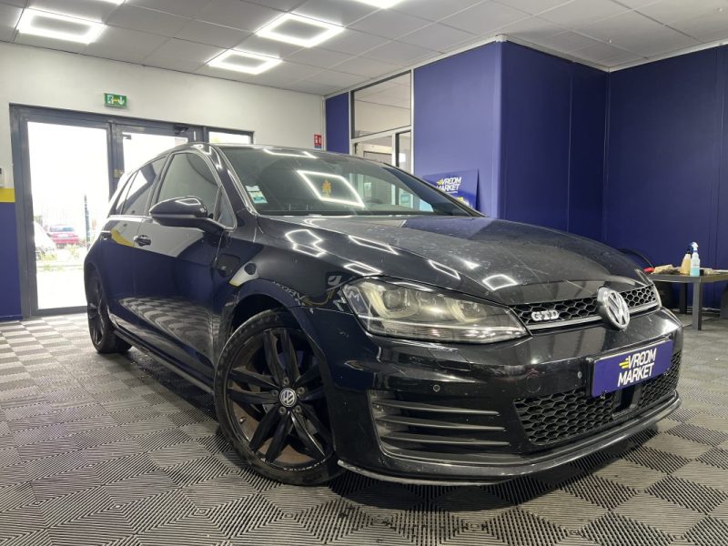 VOLKSWAGEN GOLF VII 2.0 GTD 184CV DRIVE SELECT/RADARS AV-AR/TISSUS ÉCOSSAIS 2017