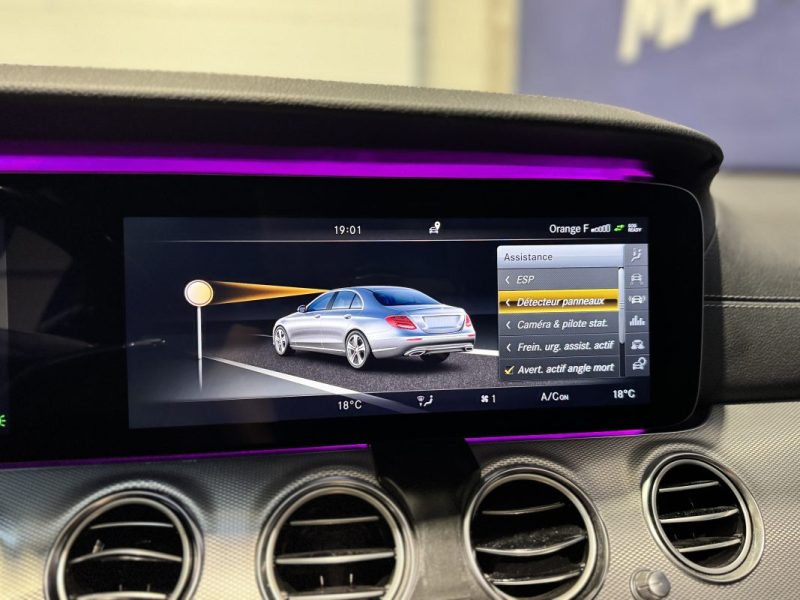 MERCEDES CLASSE E 220 D 194CH PACK AMG 9G-TRONIC / SUIVI COMPLET MERCEDES-CARPLAY