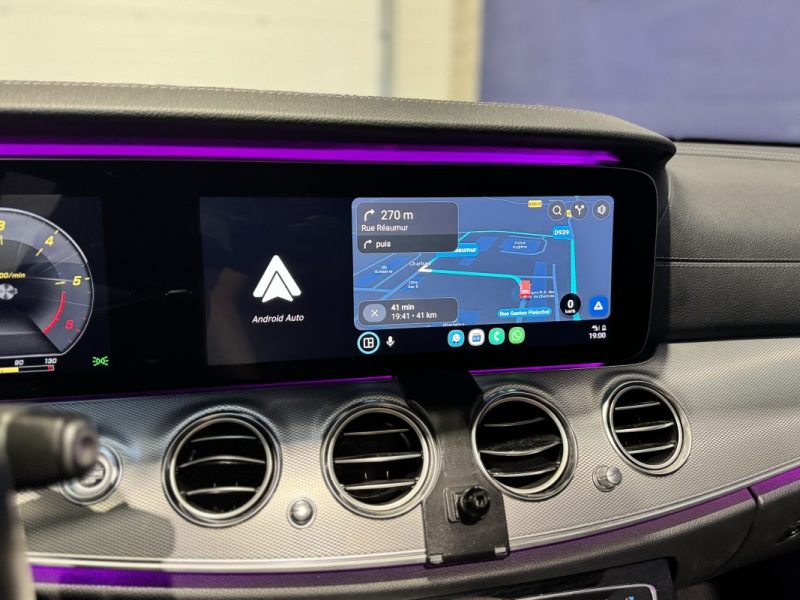 MERCEDES CLASSE E 220 D 194CH PACK AMG 9G-TRONIC / SUIVI COMPLET MERCEDES-CARPLAY