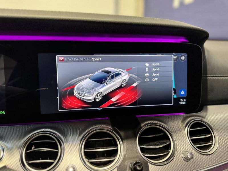 MERCEDES CLASSE E 220 D 194CH PACK AMG 9G-TRONIC / SUIVI COMPLET MERCEDES-CARPLAY