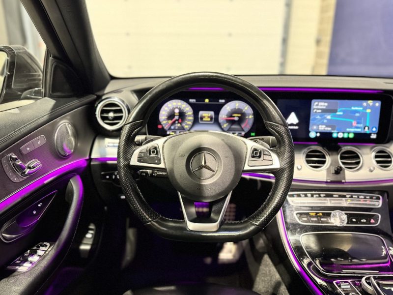 MERCEDES CLASSE E 220 D 194CH PACK AMG 9G-TRONIC / SUIVI COMPLET MERCEDES-CARPLAY