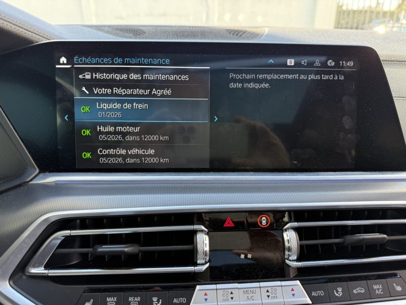 B.M.W. X5 XDRIVE 45E 394 CV PACK M / ATTELAGE / HUD / ORIGINE FRANCE 