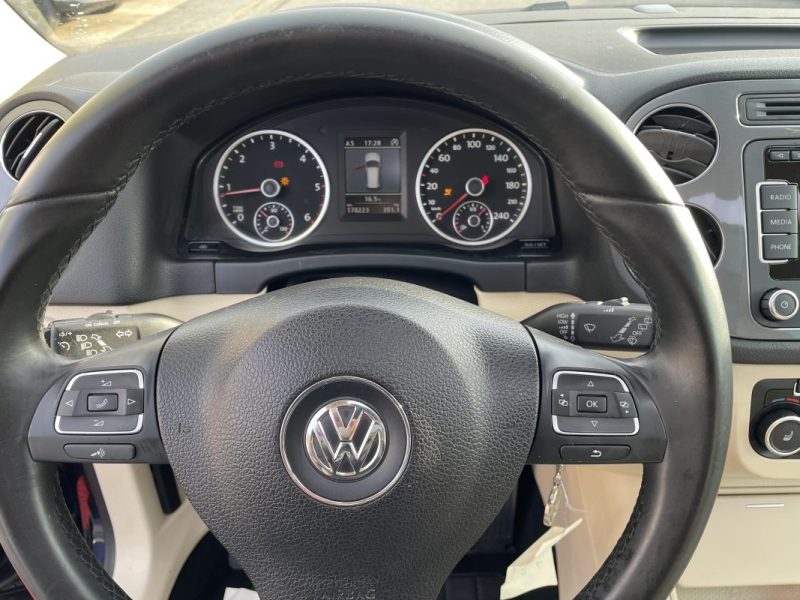 VOLKSWAGEN TIGUAN 2.0 TDI 140CV  CARAT      GARANTIE 3/12 MOIS 2012