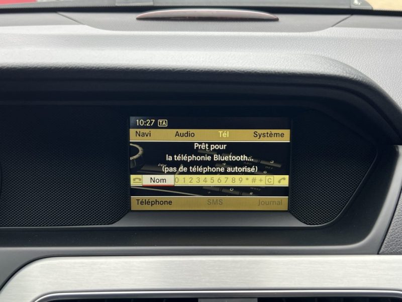 MERCEDES CLASSE C III PHASE 2 COUPE 220 D 2.2 170 Cv BOITE AUTO 7 / GPS CRIT AIR 2 - GARANTIE 1 AN