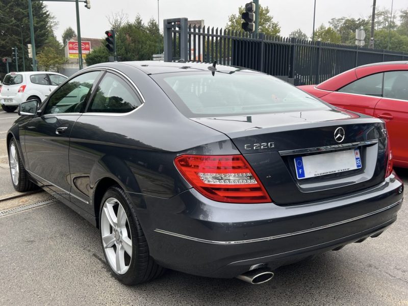 MERCEDES CLASSE C III PHASE 2 COUPE 220 D 2.2 170 Cv BOITE AUTO 7 / GPS CRIT AIR 2 - GARANTIE 1 AN