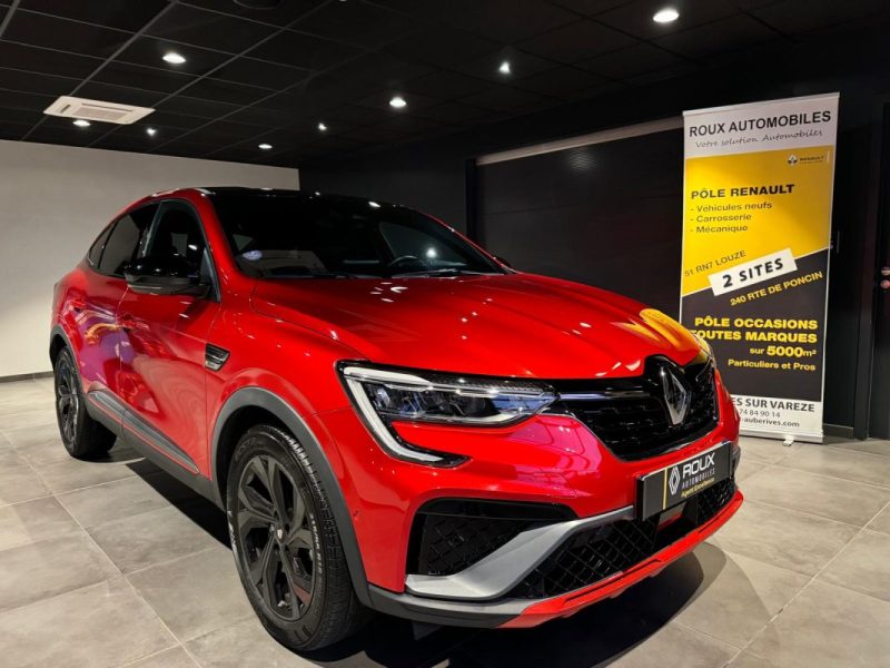 RENAULT ARKANA 1.3 TCE RS LINE 160 EDC / TOIT NOIR / BECQUET NOIR / 1ERE MAIN / ENTRETIEN RENAULT  2022