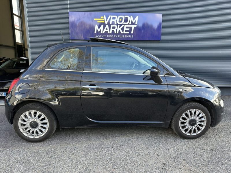 FIAT 500 0.9 85CH BVA TOIT OUVRANT / APPLE CARPLAY / MOTEUR A CHAINE 