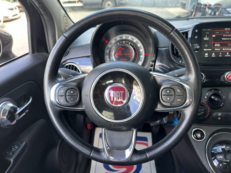 FIAT 500 0.9 85CH BVA TOIT OUVRANT / APPLE CARPLAY / MOTEUR A CHAINE 