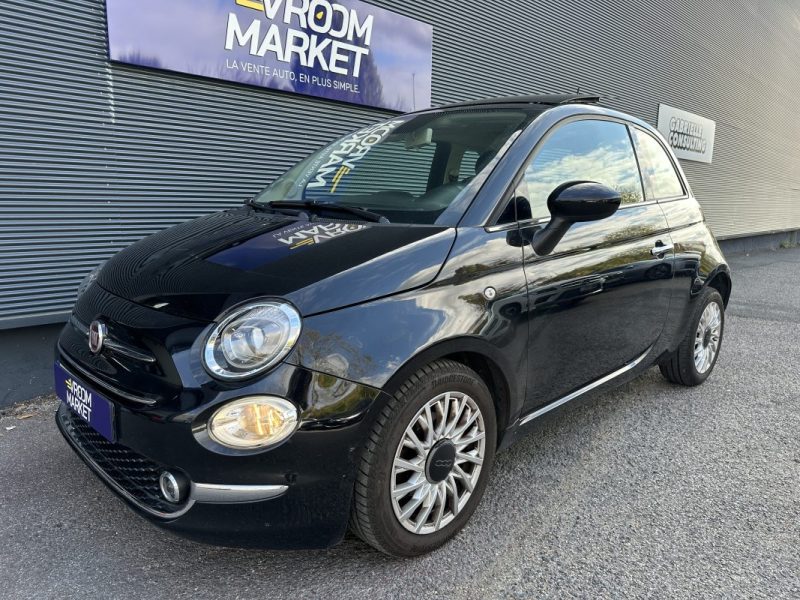 FIAT 500 0.9 85CH BVA TOIT OUVRANT / APPLE CARPLAY / MOTEUR A CHAINE 