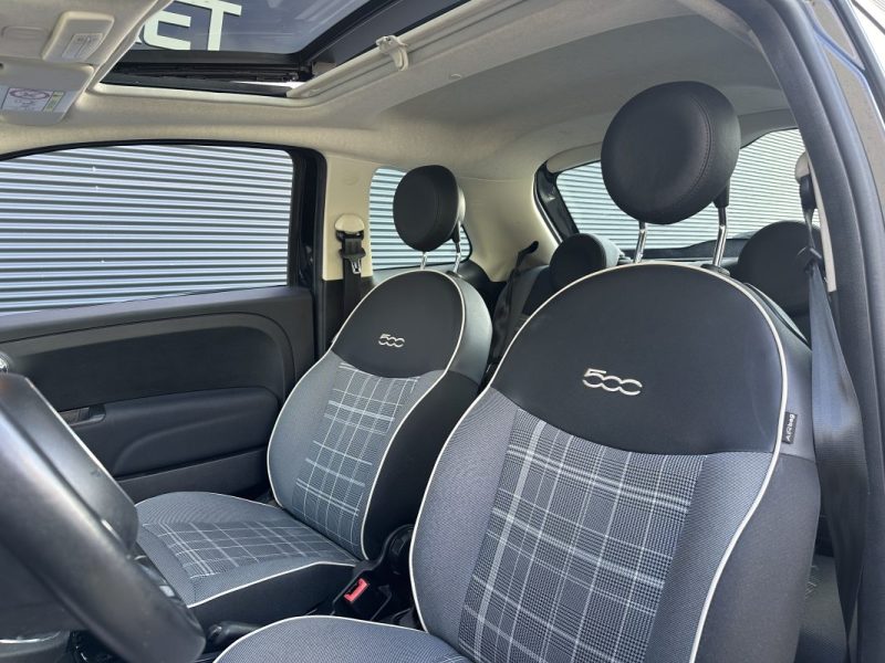 FIAT 500 0.9 85CH BVA TOIT OUVRANT / APPLE CARPLAY / MOTEUR A CHAINE 