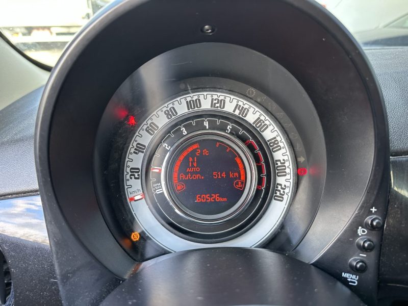 FIAT 500 0.9 85CH BVA TOIT OUVRANT / APPLE CARPLAY / MOTEUR A CHAINE 