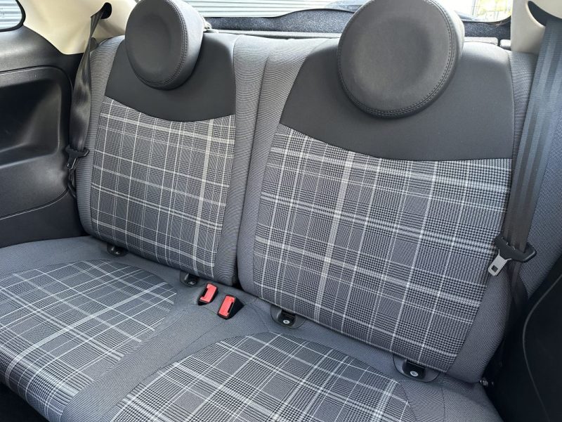 FIAT 500 0.9 85CH BVA TOIT OUVRANT / APPLE CARPLAY / MOTEUR A CHAINE 