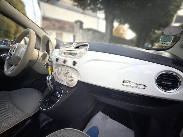 FIAT 500 1.2 8V 69CH LOUNGE DUALOGIC / 1ERE MAIN / BOITE AUTO  2015